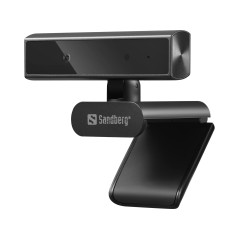 "Sandberg Face-ID Webcam Mini - High-Quality Video for Effortless Streaming & Online Meetings - Item No. 134-43"